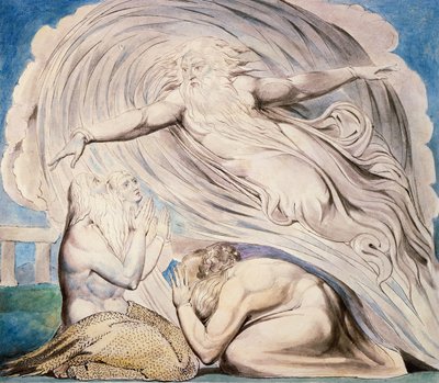 Der Herr antwortet Hiob aus dem Wirbelwind von William Blake